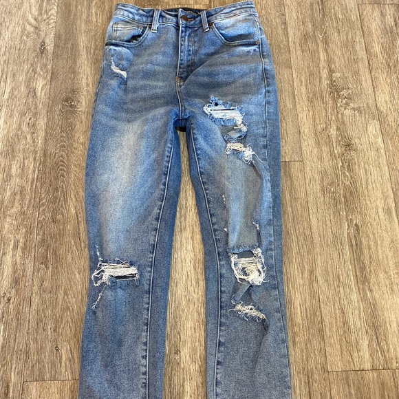 American Bazi Denim - American Bazi Jeans womens distressed